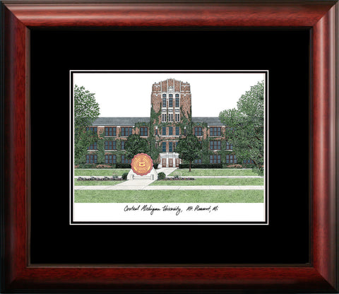 Central Michigan University Academic Framed Lithograph
