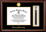 Emory University 17w x 14h Tassel Box and Diploma Frame