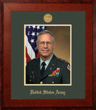 Army 8x10 Portrait Honors Frame with Gold Medallion