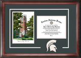 Michigan State University Beaumont Hall 11w x 8.5h Spirit Graduate Frame with Campus Image