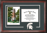 Michigan State University Beaumont Hall Spirit Graduate Frame with Campus Image