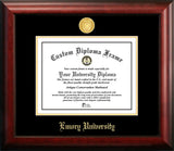 Emory University 17w x 14h Gold Embossed Diploma Frame