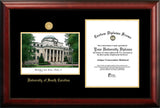 University of South Carolina 11w x 14h Gold Embossed Diploma Frame with Campus Images Lithograph