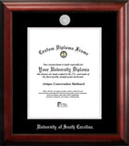 University of South Carolina 11w x 14h Silver Embossed Diploma Frame