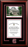 South Carolina Gamecocks 11w x 14h Spirit Graduate Frame with Campus Image