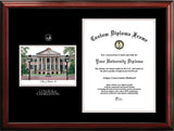 College of Charleston 16w x 20h Silver Embossed Diploma Frame with Campus Images Lithograph