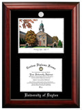 University of Central Florida 11w x 8.5h Silver Embossed Diploma Frame with Campus Images Lithograph