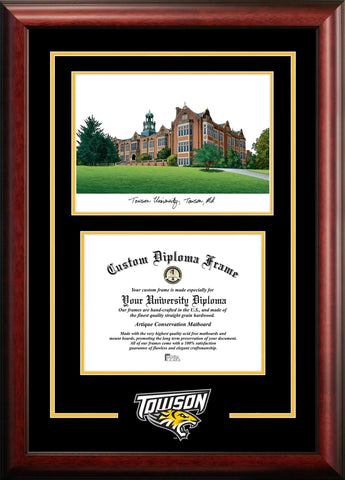 Towson Tigers 14w x 11h Spirit Graduate Diploma Frame
