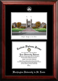 University of Nevada, Las Vegas 11w x 8.5h Silver Embossed Diploma Frame with Campus Images Lithograph