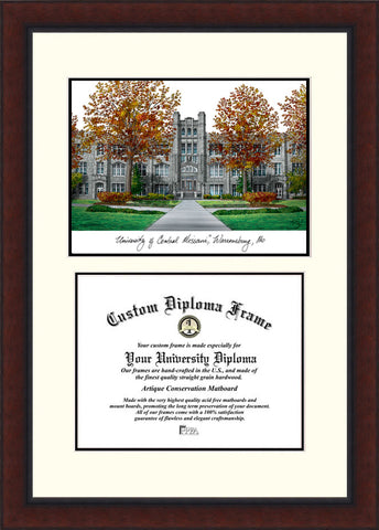 University Central Missouri 11 x 8.5 Legacy Scholar Diploma Frame