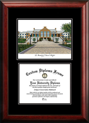 University of Texas, Arlington 14w x 11h  Diplomate Diploma Frame