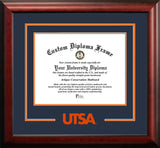 University of Texas, San Antonio 14w x 11h Spirit Diploma Frame
