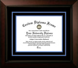 Sam Houston State Bearkats 14w x 11h Black and Royal  Diploma Frame of Texas Tech Red Raiders 14w x 11h Black and Red  Diploma Frame