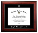 Angelo State University 14w x 11h Silver Embossed Diploma Frame