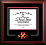 Iowa State Cyclones 11w x 8.5h Spirit Diploma Frame