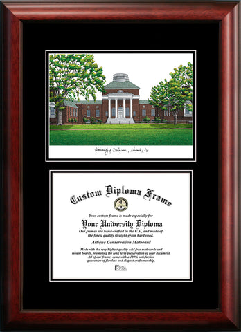 University of Delaware 16w x 12h Diplomate Diploma Frame