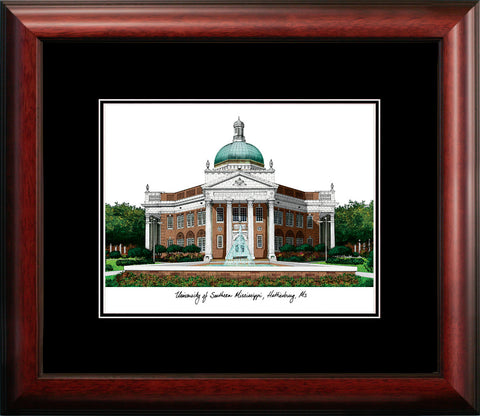 Southern Mississippi University Academic Framed Lithograph