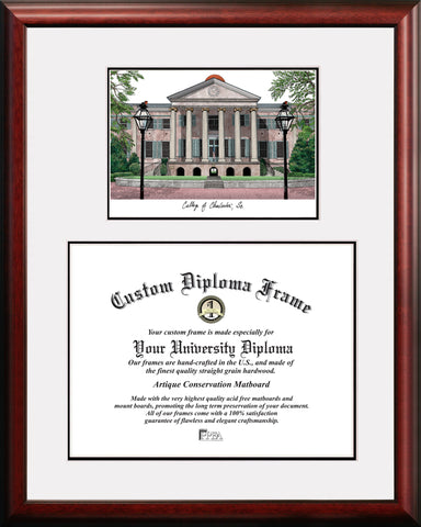 College of Charleston  Scholar Diploma Frame