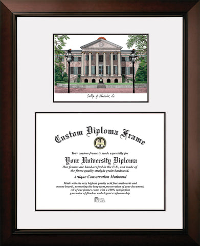 College of Charleston Legacy Scholar Diploma Frame