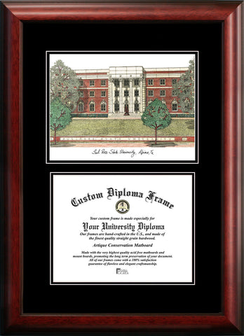 Sul Ross University 11w x 8.5h Diplomate Diploma Frame