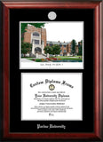 Oakland University 11w x 8.5h Silver Embossed Diploma Frame with Campus Images Lithograph