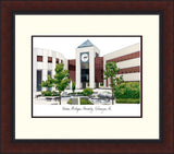 Western Michigan University Legacy Alumnus Framed Lithograph