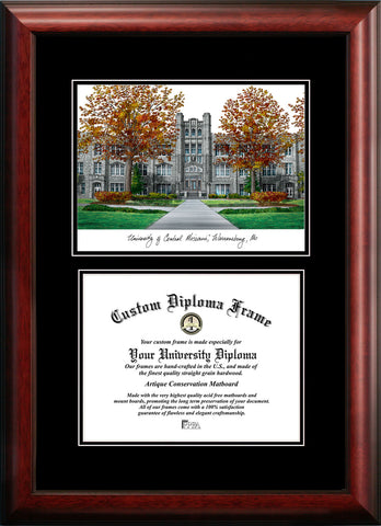 University of Central Missouri Diplomate 11w x 8.5h Diploma Frame