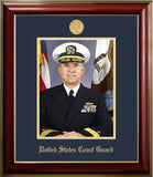 Coast Guard 8x10 Portrait Classic Frame with Gold Medallion