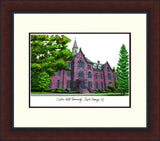 Seton Hall Legacy Alumnus Framed Lithograph