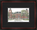 University of Arkansas Academic Framed Lithograph
