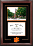 Clemson University 11w x 8.5h  Spirit Graduate Diploma Frame with Campus Images Lithograph