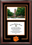 Clemson University 11w x 8.5h  Spirit Graduate Diploma Frame with Campus Images Lithograph