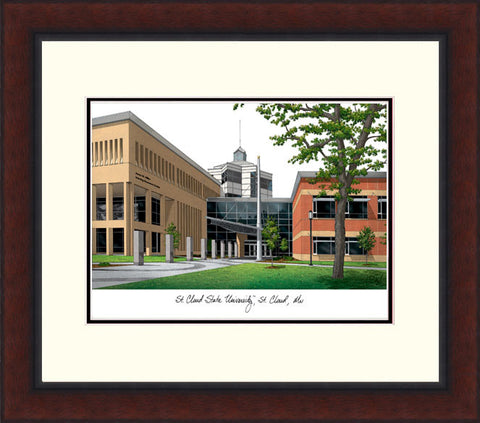 St. Cloud State Legacy Alumnus Framed Lithograph