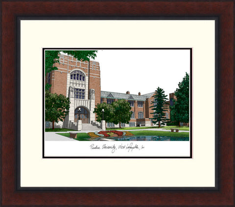 Purdue University Legacy Alumnus Framed Lithograph