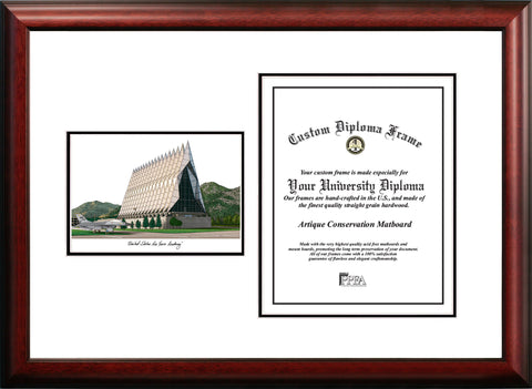 United States Air Force Academy Scholar Diploma Frame