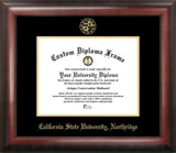 California State University, Northridge 11w x 8.5h Gold Embossed Diploma Frame