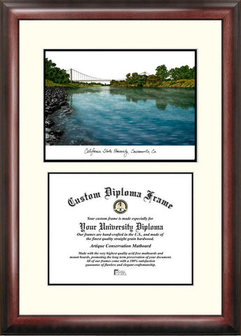 California State Sacramento University 11w x 8.5h Scholar Diploma Frame