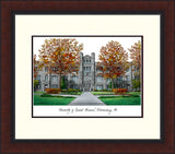 University Central Missouri Legacy Alumnus Framed Lithograph