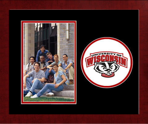 University of Wisconsin - Madison Badgers Spirit Photo Frame (Vertical)