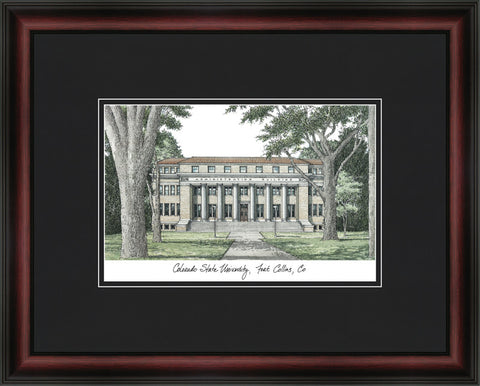 Colorado State University Academic Framed Lithograph