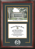 Colorado State University 11w x 8.5h Spirit Graduate Diploma Frame with Campus Images Lithograph
