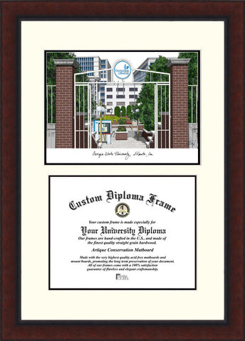 Georgia State University 17w x 14h Legacy Scholar Diploma Frame