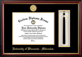 Univ of Wisconsin, Milwaukee 10w x 8h Tassel Box and Diploma Frame