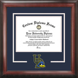 University of Delaware 16 w x 12h  Spirit Diploma Frame