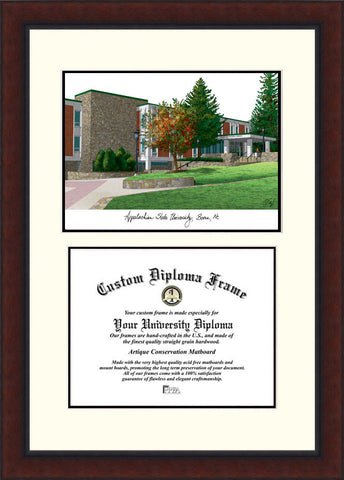 Appalachian State University 11w x 8.5h Legacy Scholar Diploma Frame