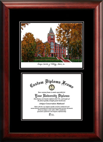 Georgia Institute of Technology 17w x 14h Diplomate Diploma Frame