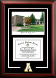 Appalachian State University 11w x 8.5h Spirit Graduate Diploma Frame with Campus Images Lithograph