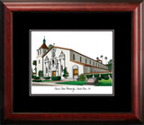 Santa Clara University Academic Framed Lithograph