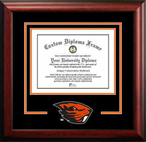 Oregon State Beavers 11w x 8.5h Spirit Diploma Frame