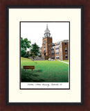 Southern Illinois University Legacy Alumnus Framed Lithograph